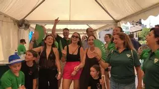 La UFECE inaugura su racó festero en el Paseo de la Estación, punto de encuentro de los vecinos del campo