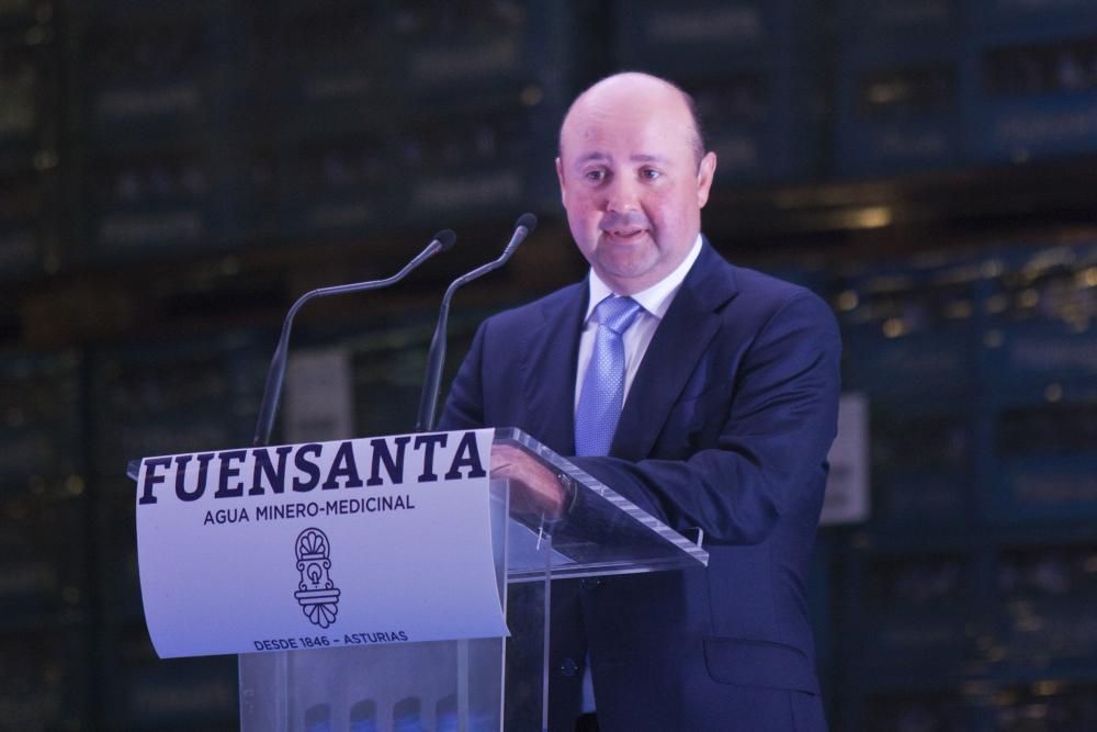 Inauguración de la nueva línea de envasado de aguas de Fuensanta