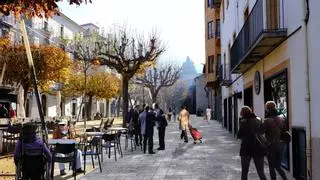 Nou mesos d’obres per reurbanitzar el passeig i l’entorn del Monestir de Sant Joan de les Abadesses