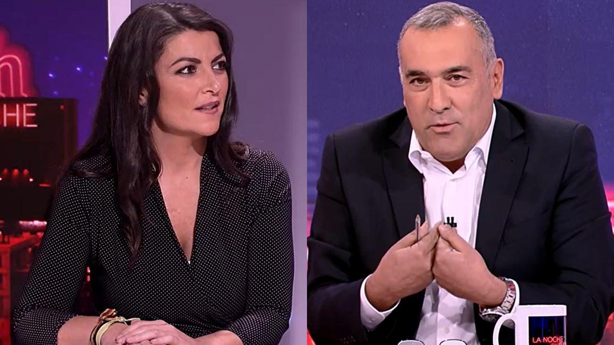 Macarena Olona llama &quot;machista&quot; a Xabier Fortes y él se defiende: &quot;Estoy moderando el debate&quot;.