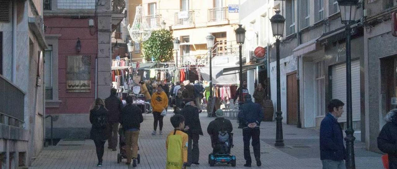 Ambiente en Candás.