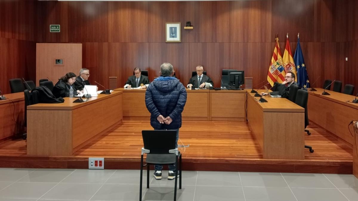 Un momento del juicio celebrado el 11 de marzo en la Audiencia de Zaragoza.