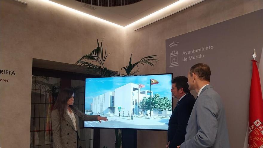 'Bocetado' el futuro centro integral de seguridad de El Palmar en Murcia