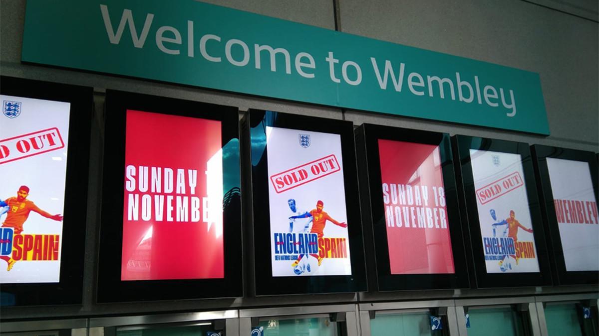 En Wembley colgaron el cartel de 'todo vendido'