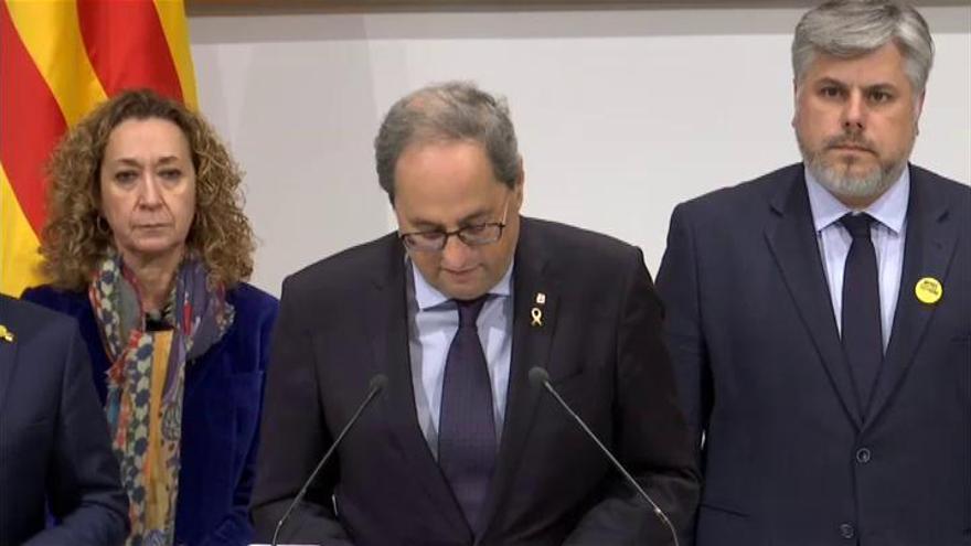 Torra: "El Parlament es el único que puede decidir quién es el presidente"