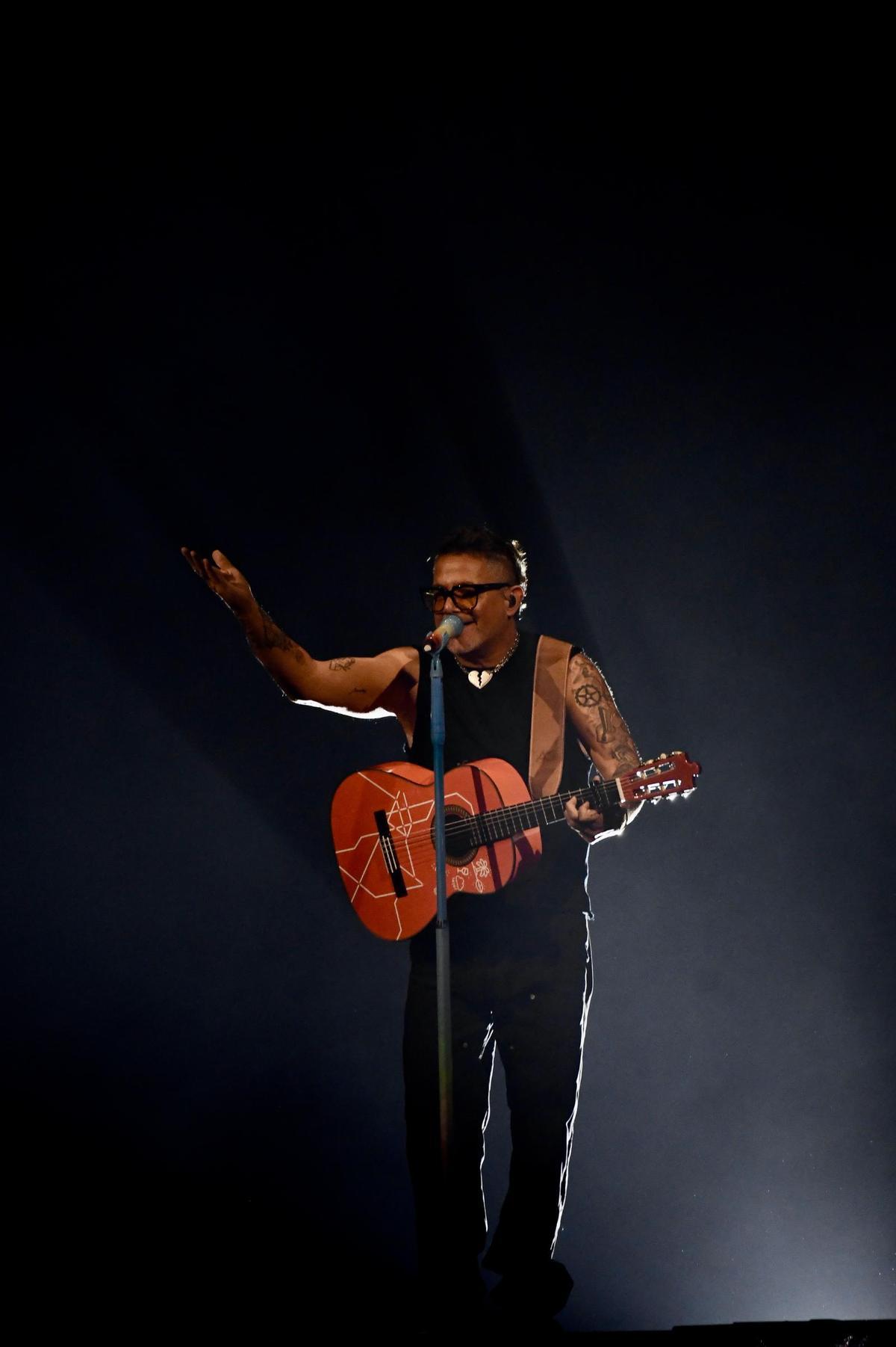 El primer concierto de Alejandro Sanz en Murcia, en imágenes El primer concierto de Alejandro Sanz en Murcia, en imágenes