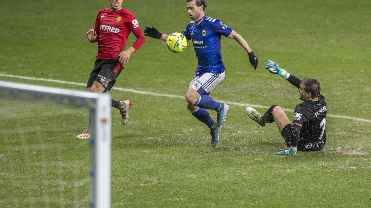 Las imágenes del partido entre el Real Oviedo y el Mallorca