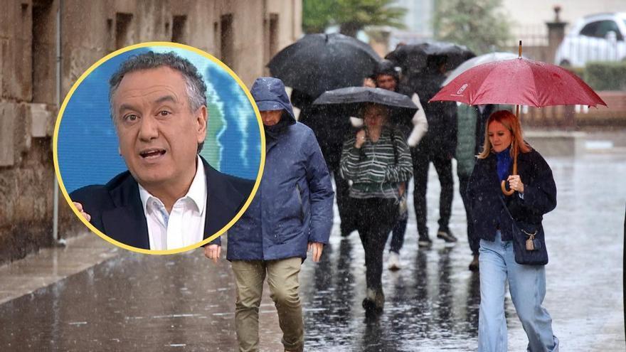 Roberto Brasero avisa de que el peor día de lluvia en la Región de Murcia aún está por llegar