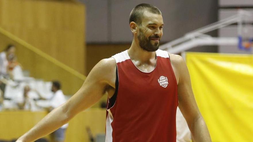 El president del Bàsquet Girona, Marc Gasol, ha vist com l&#039;equip ha pujat en tres anys d&#039;EBA a Or