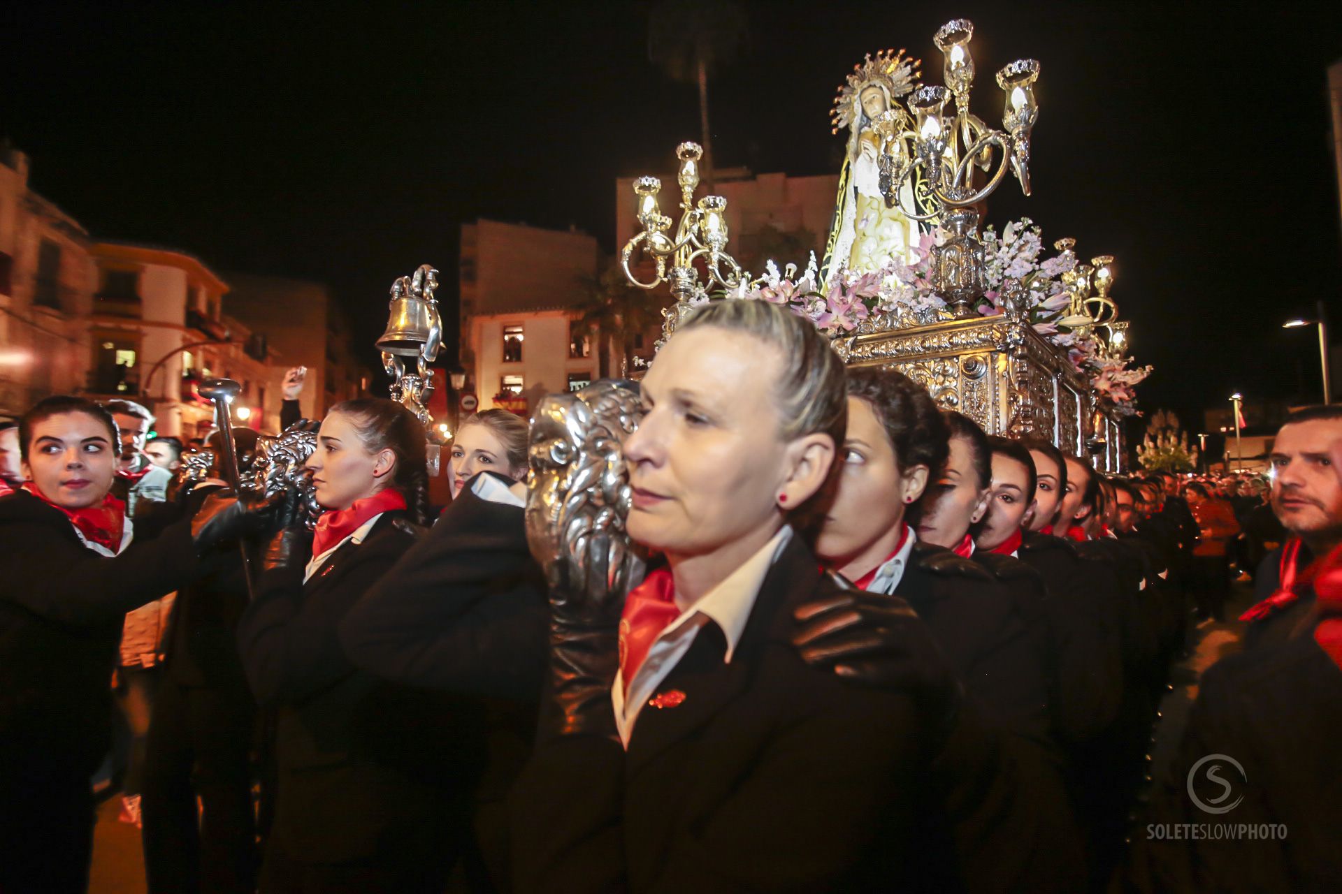 Las imágenes del encuentro del Paso Encarnado en Lorca