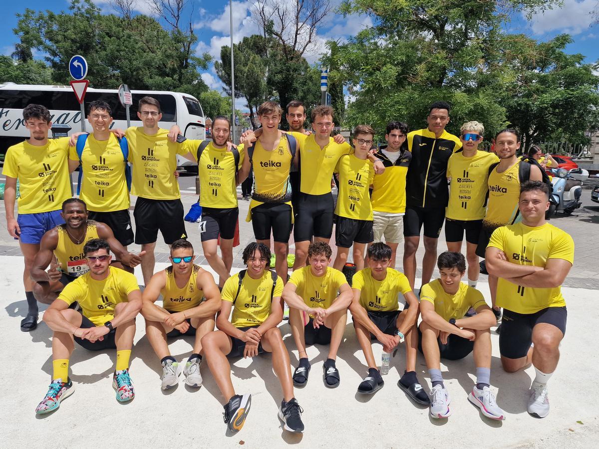 El equipo masculino del CA Safor Teika disputó en Madrid la final por el ascenso a División de Honor