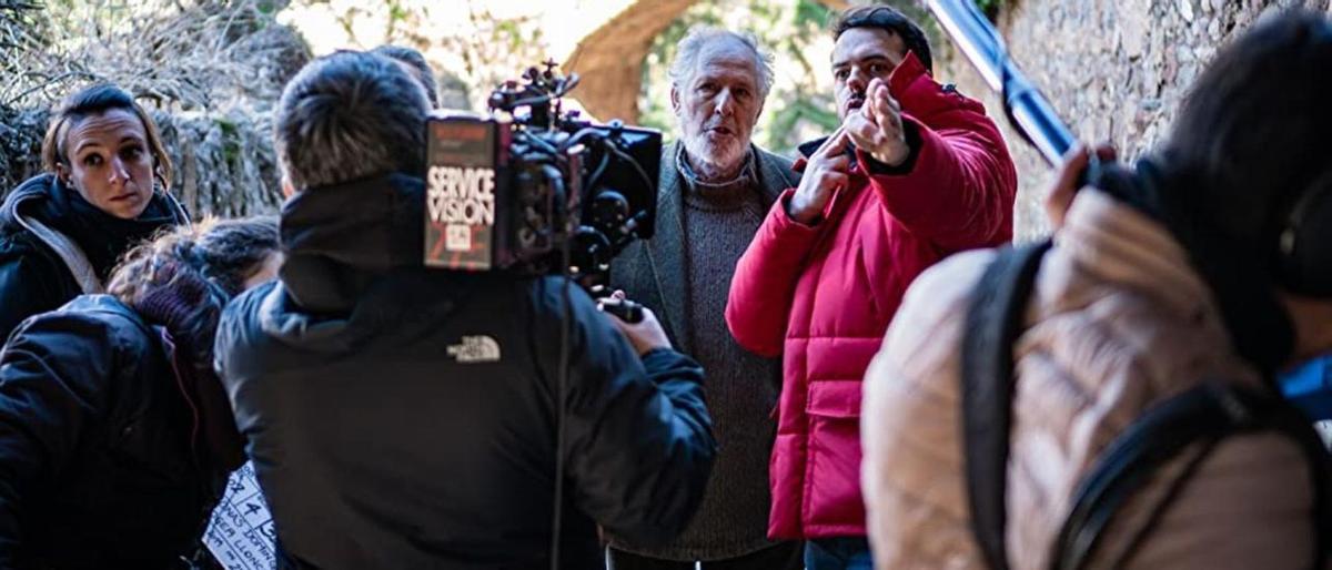 El director en el rodaje del cortometraje