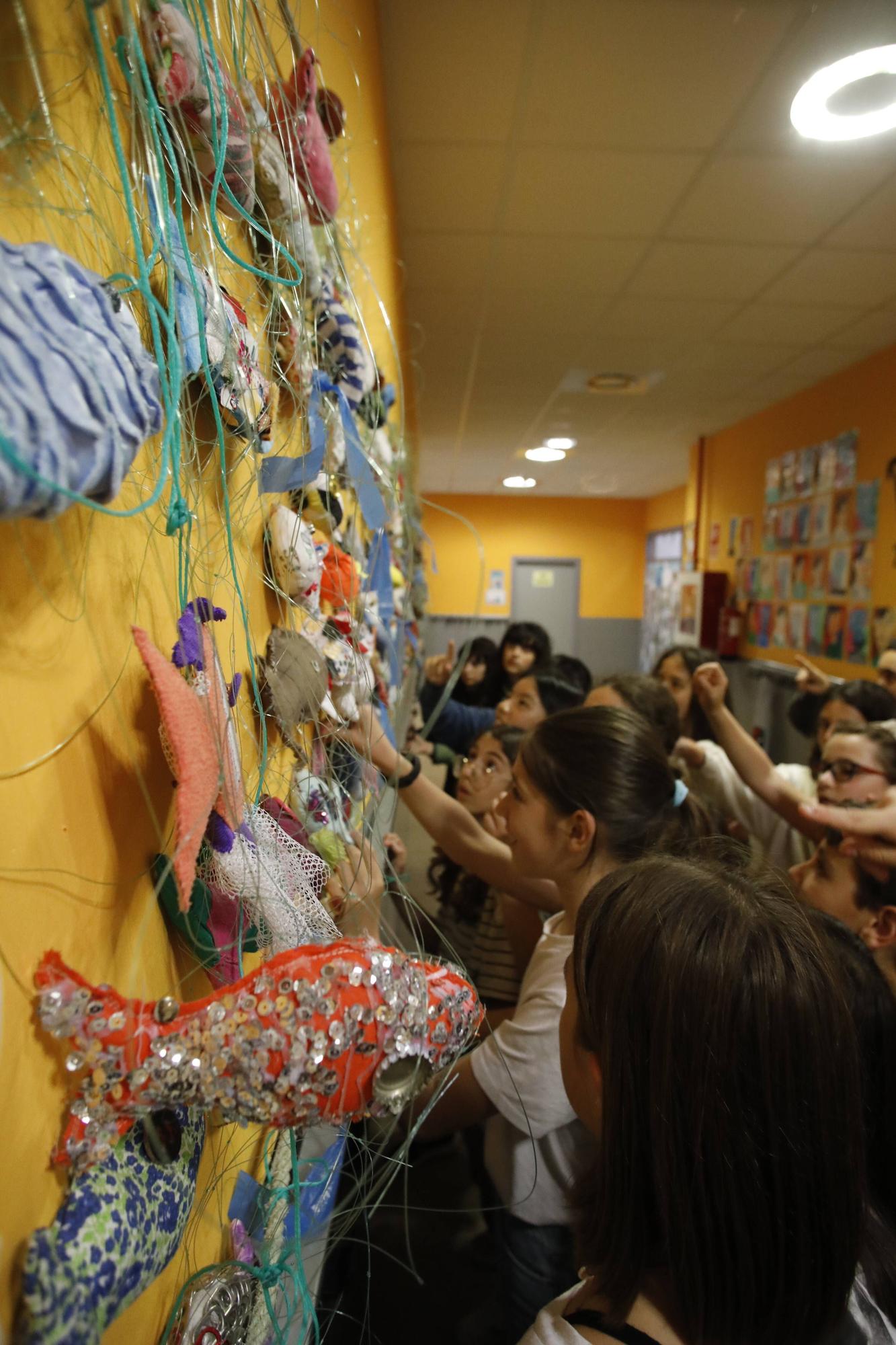 En imágenes: El colegio Jovellanos de Gijón conquista Europa con su proyecto "La mar de peces"