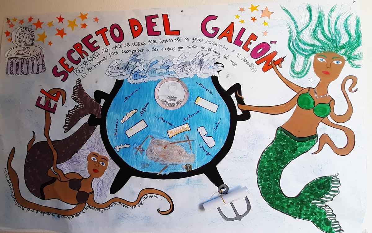 Segundo premio del concurso de calderos, de la clase de 3º de ESO 'B'.