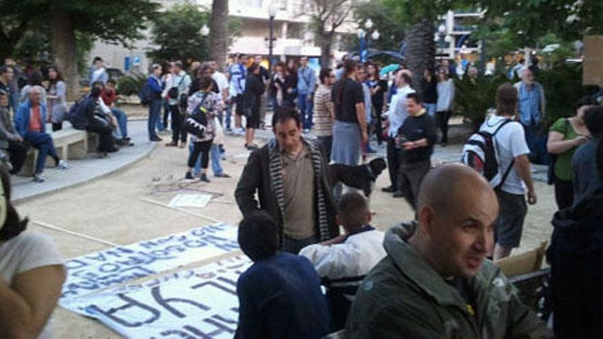 Una imagen de la manifestación en Alicante