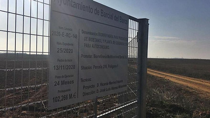 Parcela donde se ubicará próximamente la biorrefinería de Barcial. | L. O. Z.