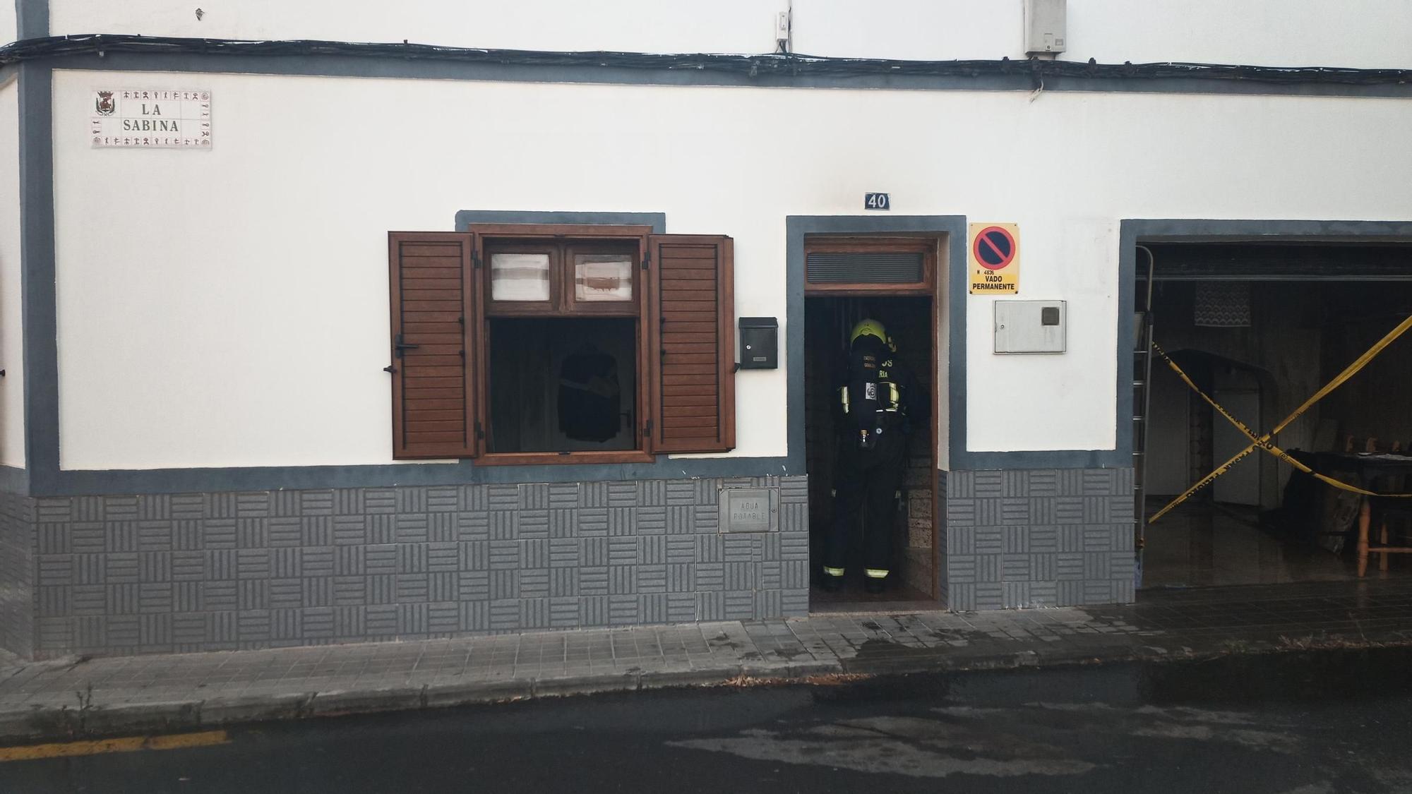 Sofocado un incendio en una vivienda de Agüimes