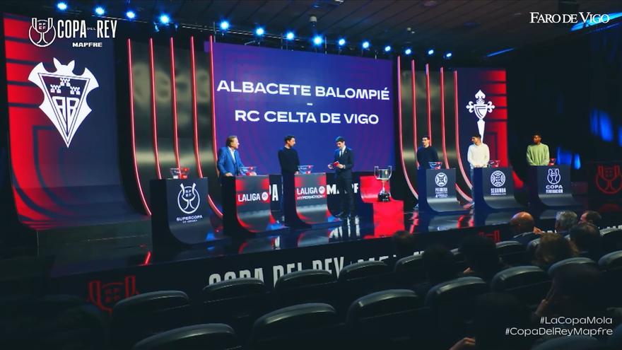 El Celta viajará a Albacete en los dieciseisavos de final de la Copa del Rey