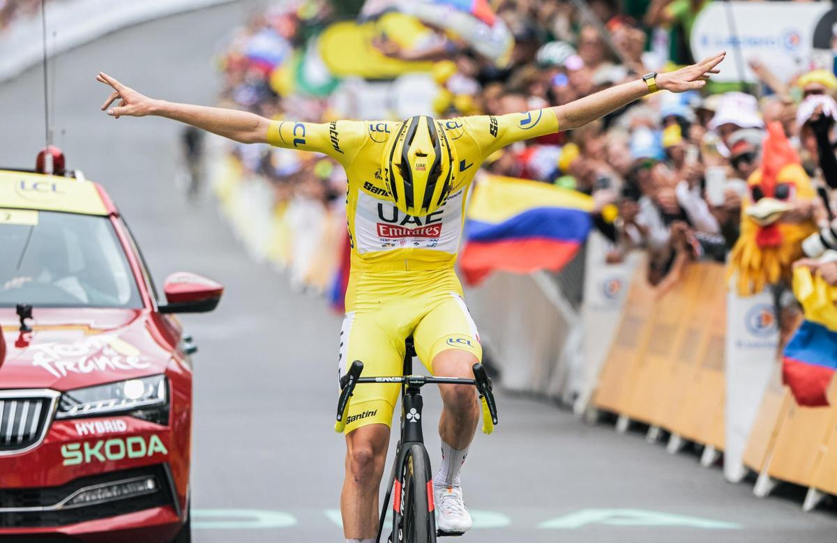 Pogacar se impuso en Isola 2000