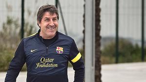 El segon entrenador blaugrana reitera que la reincorporació de Vilanova a la feina serà progressiva i que no viatjarà a Vigo