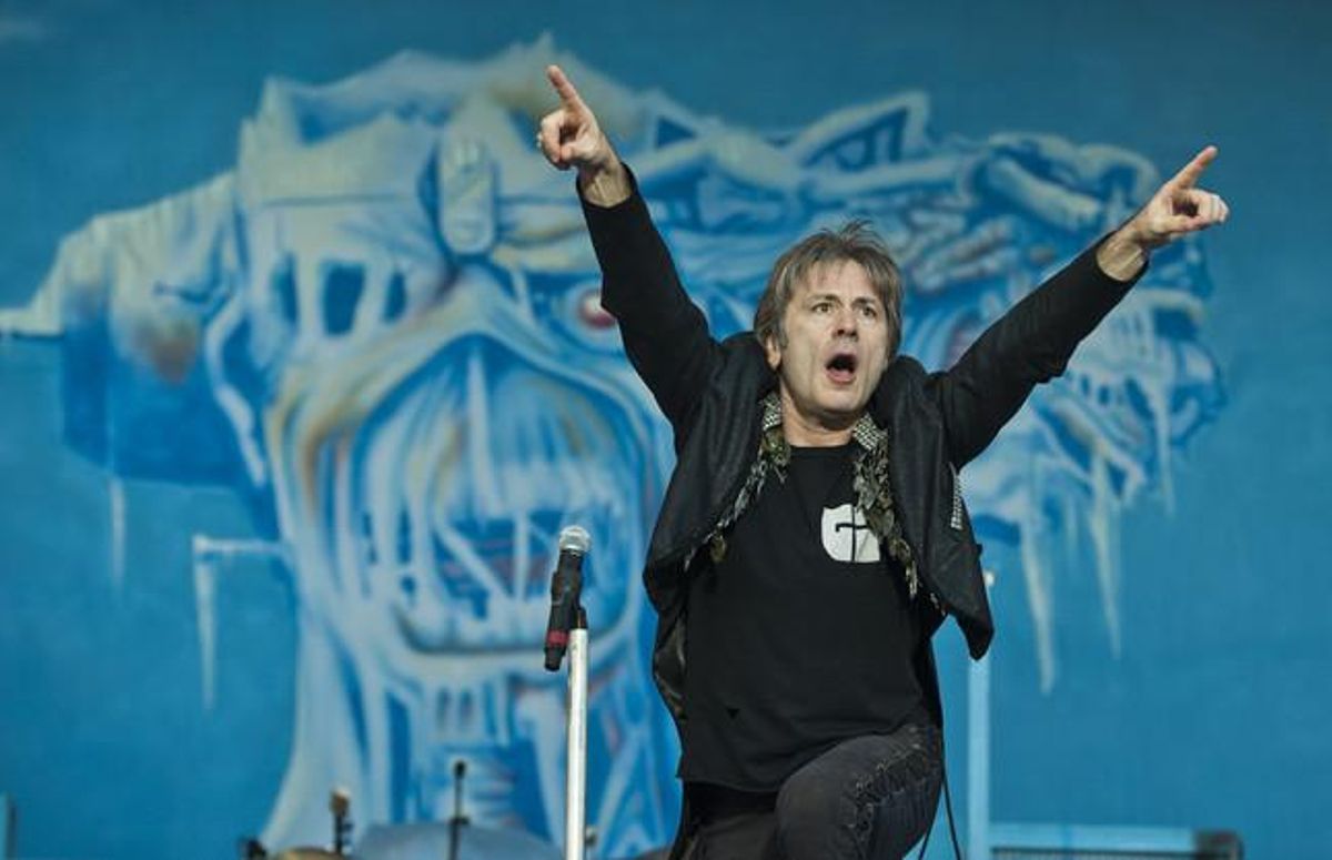Festival Sonisphere. Concert del grup britànic Iron Mainden. A la imatge Bruce Dickinson