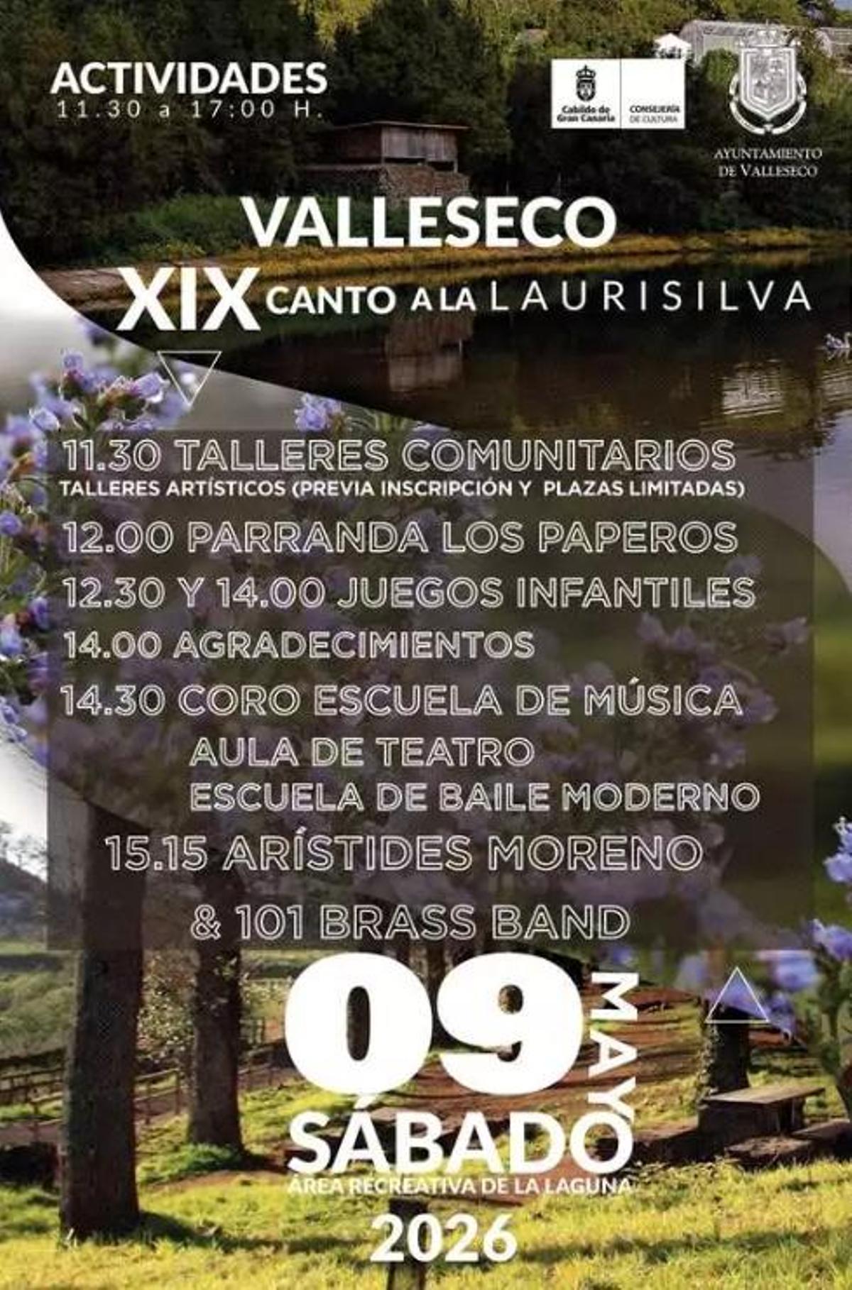 Programa completo de las actividades en Valleseco.