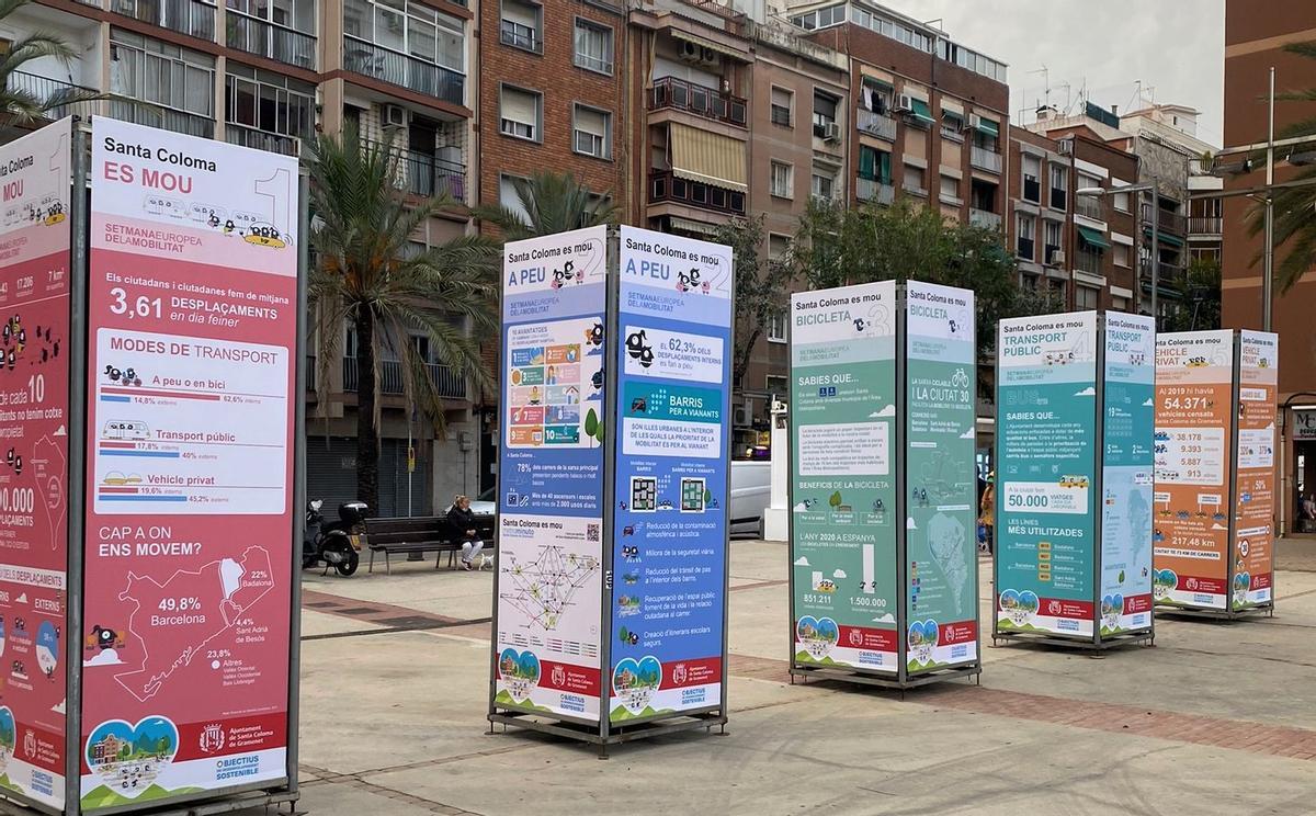 L’exposició sobre mobilitat sostenible ‘Santa Coloma es mou’ es converteix en itinerant L’exposició sobre mobilitat sostenible ‘Santa Coloma es mou’ es converteix en itinerant