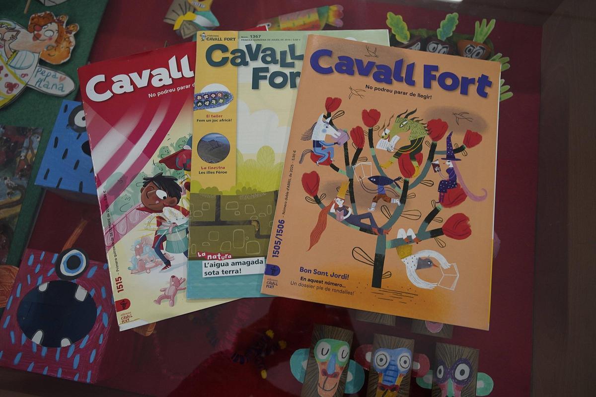 Revistes de Cavall Fort il·lustrades per Picazo.