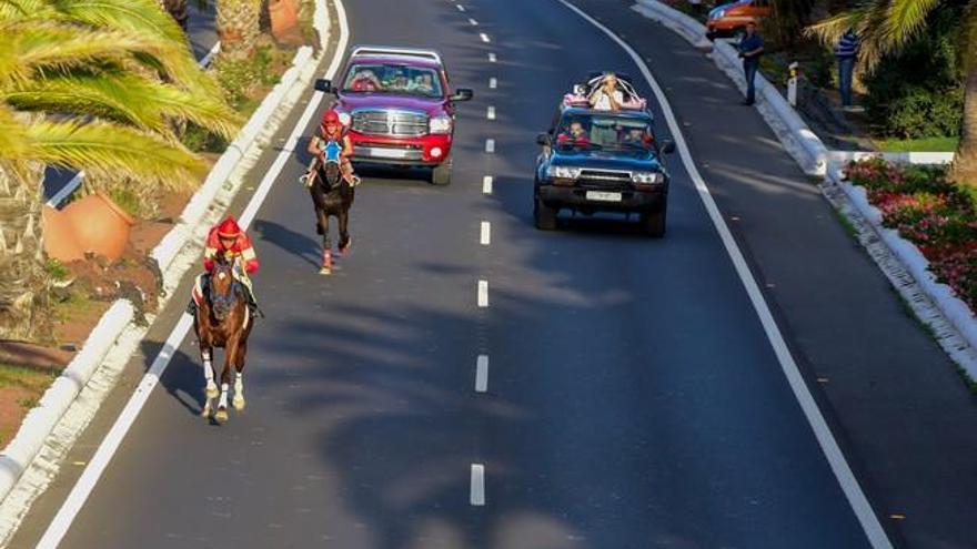 Carrera de caballos en Telde