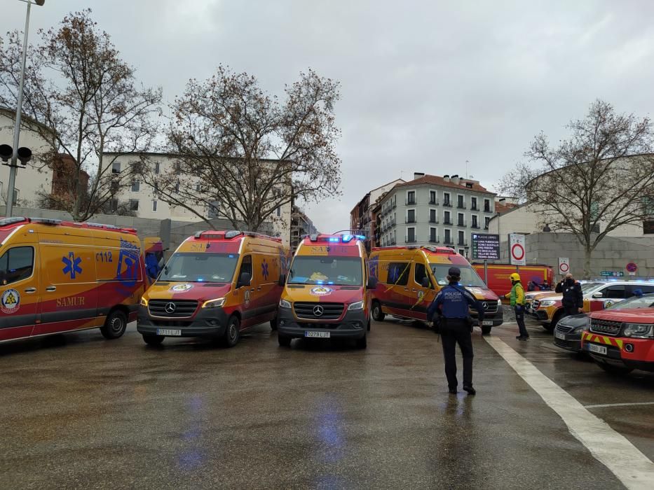 Varios muertos en una gran explosión en Madrid