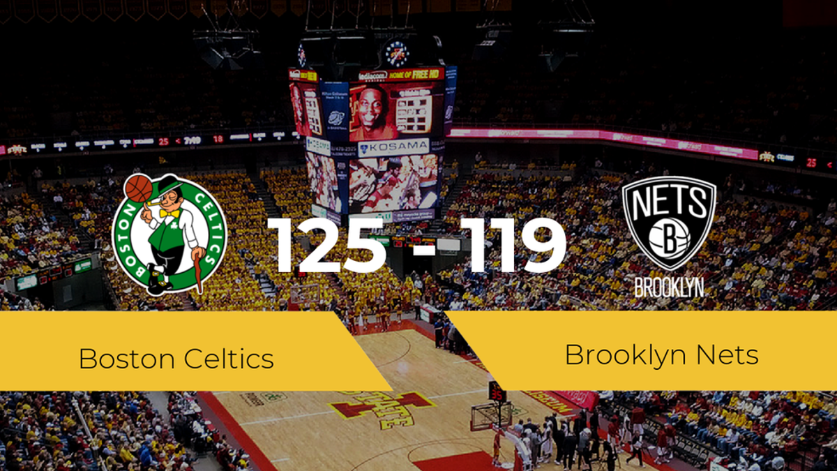 Victoria de Boston Celtics ante Brooklyn Nets por 125-119