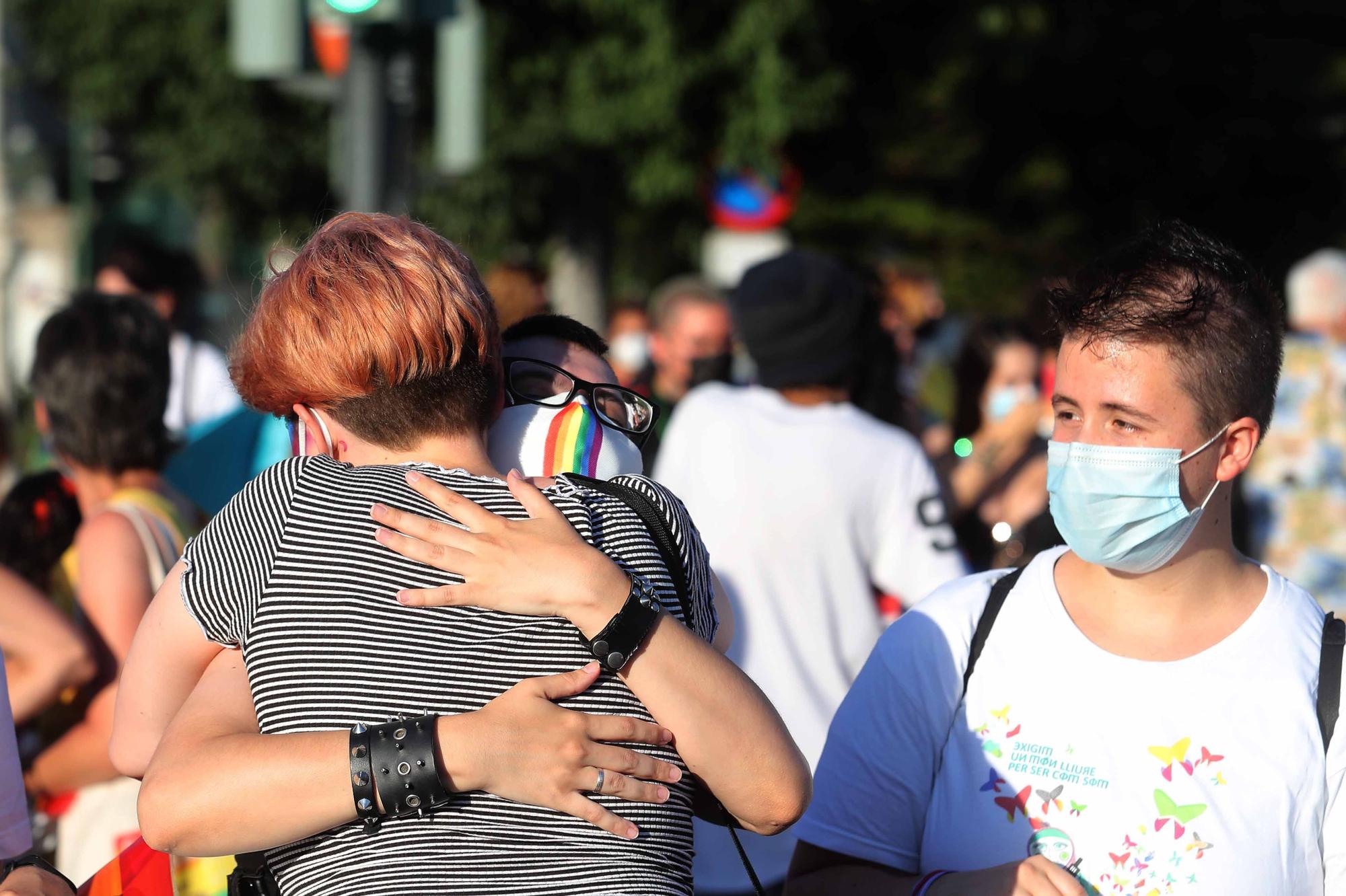 El mundo del deporte estuvo en el día del Orgullo LGTBI+ en València