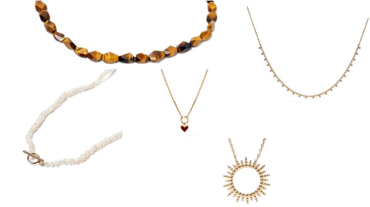 Diferentes collares de la firma valenciana Sure Jewels