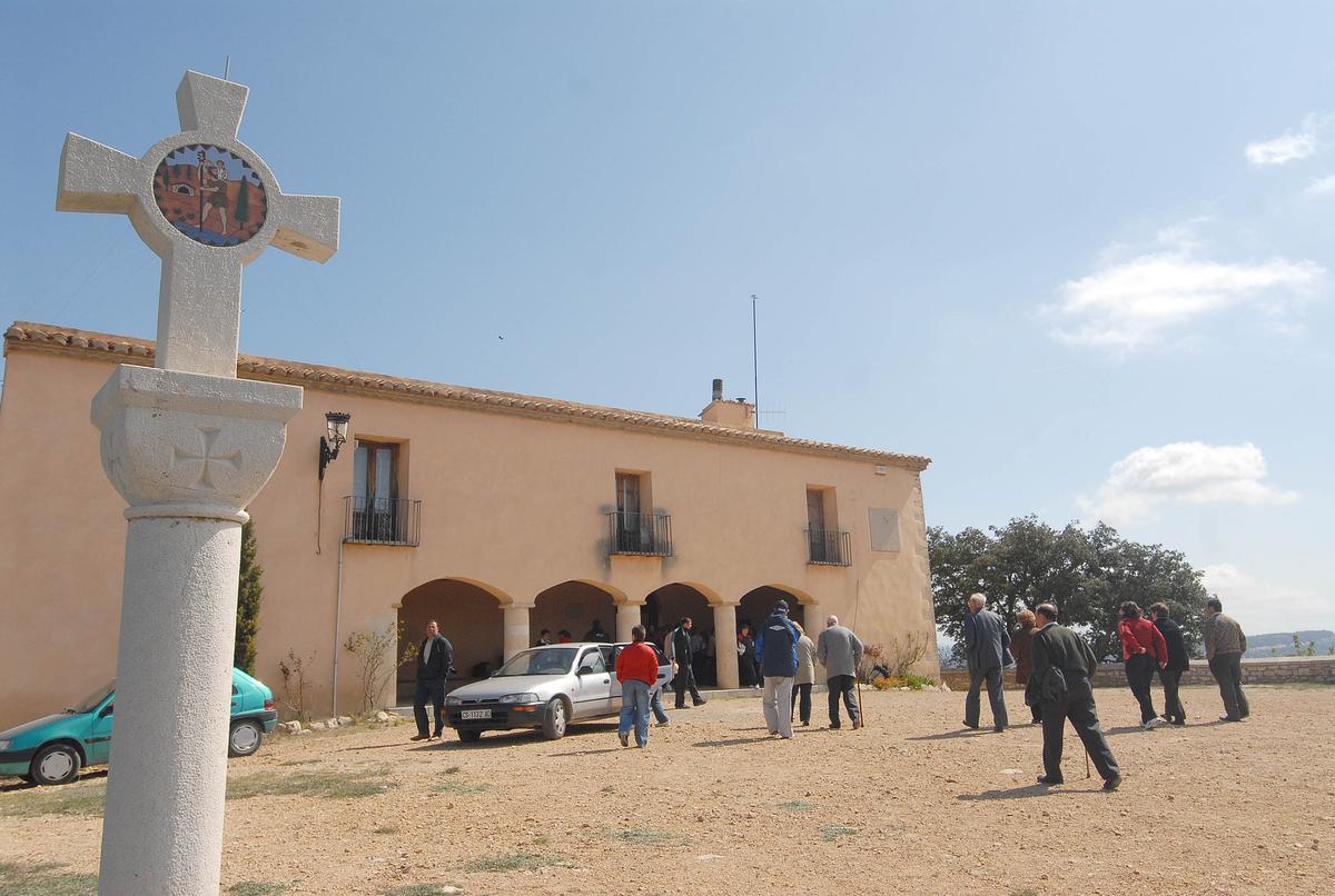 Exterior de la ermita de Sant Cristòfol de la Saranyana, en una imagen de archivo.