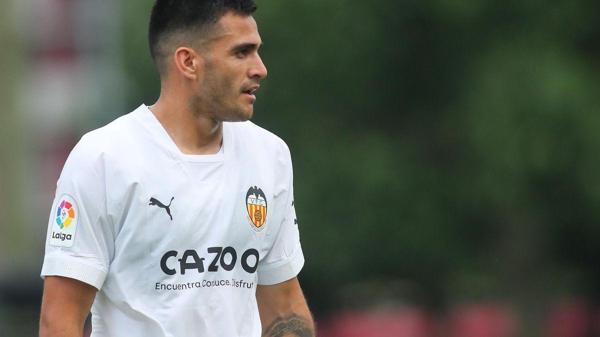 Maxi Gómez durante la pretemporada