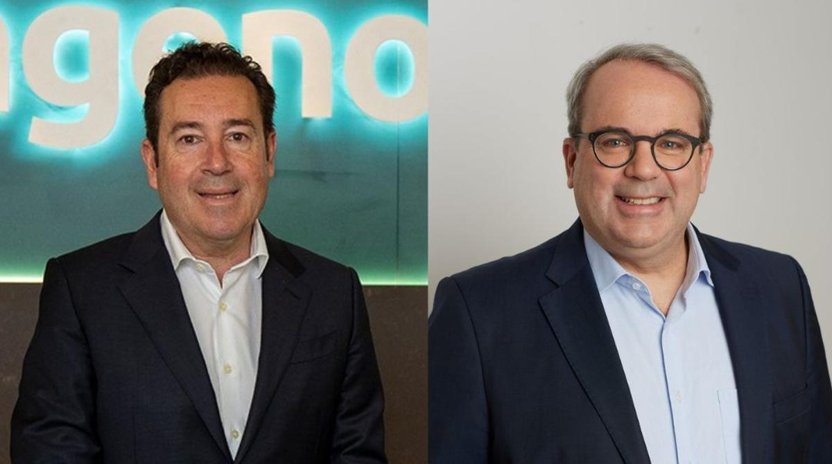 De izquierda a derecha: Santiago Rodríguez Agúndez, fundador y CEO de Ingenostrum, y Guy Auger, partner en Andera Partners.