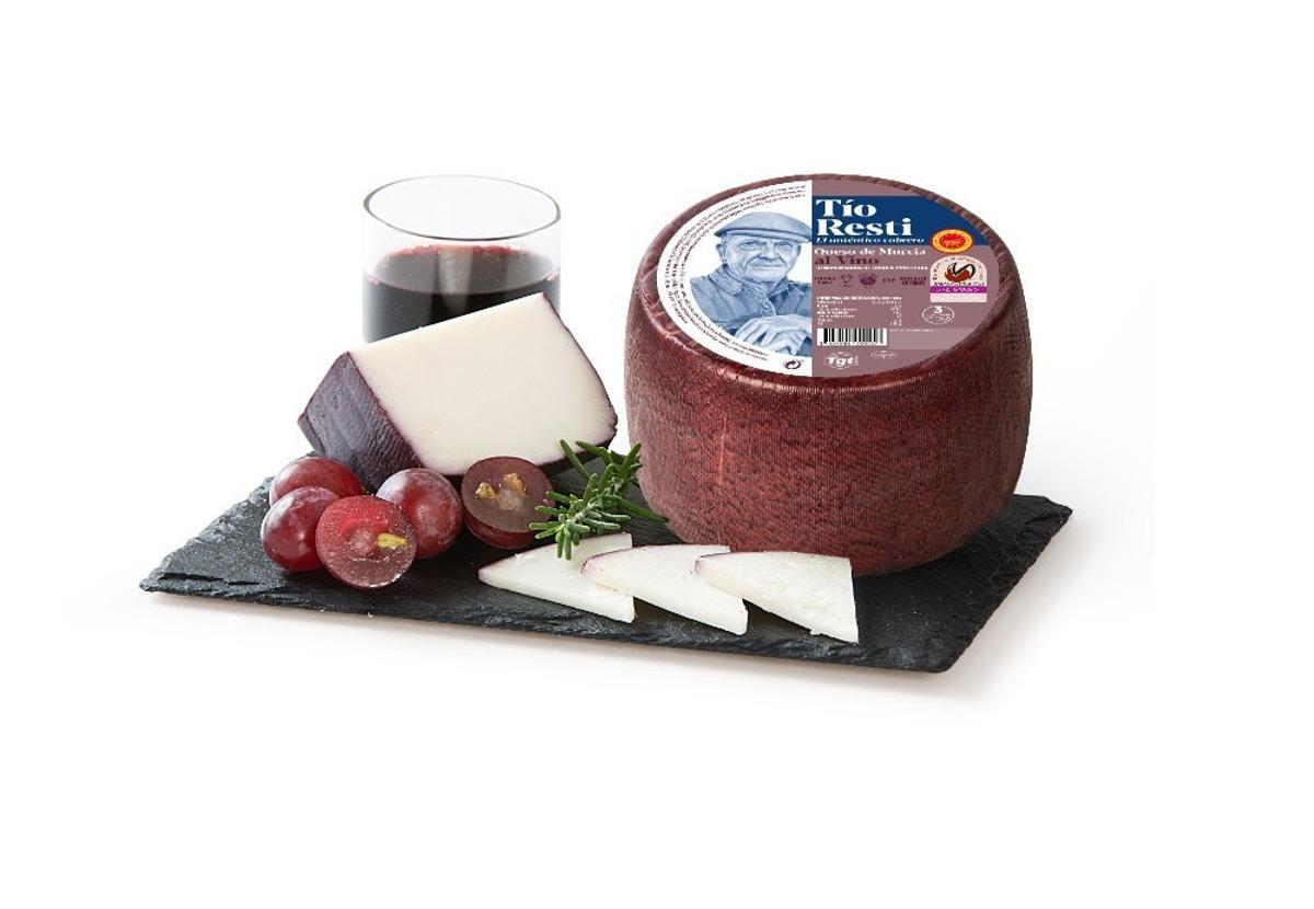 Queso de Murcia al vino DOP Tío Resti, premiado en 'Alimentos de España'