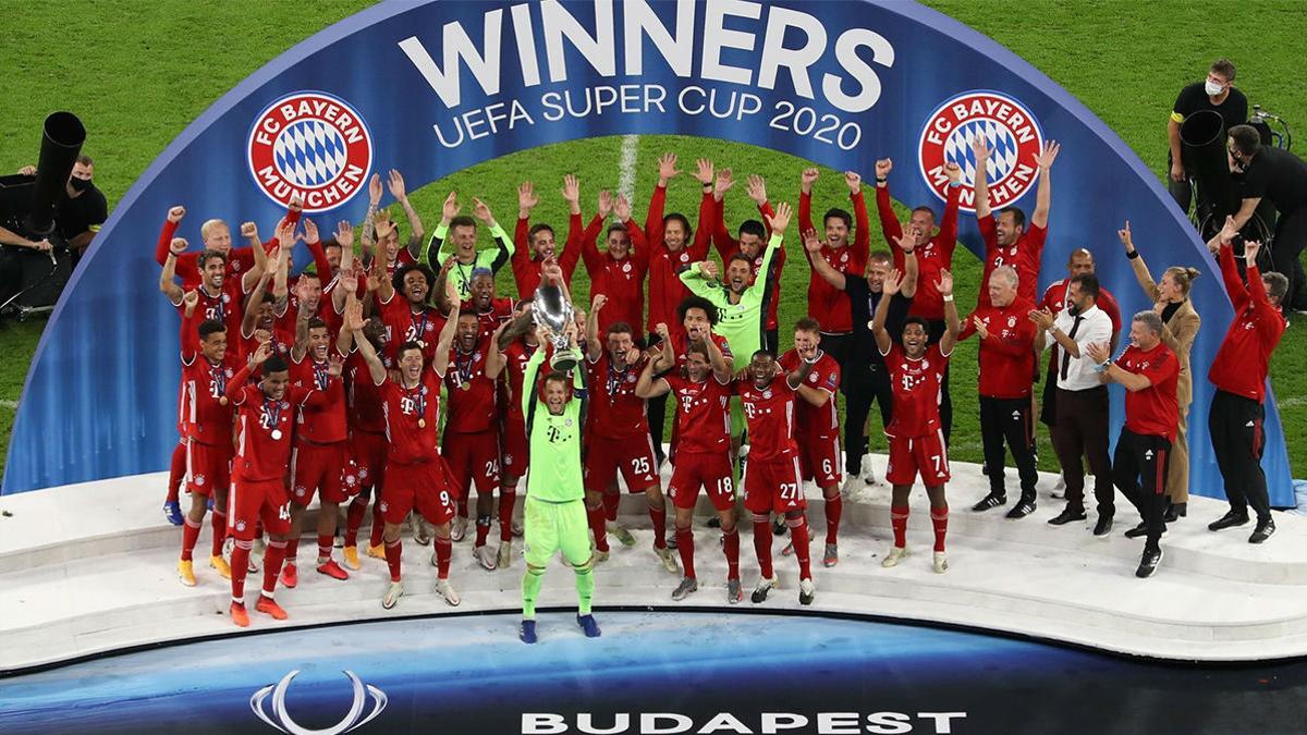 Los datos de la Supercopa de Europa ganada por el Bayern al Sevilla (2-1)