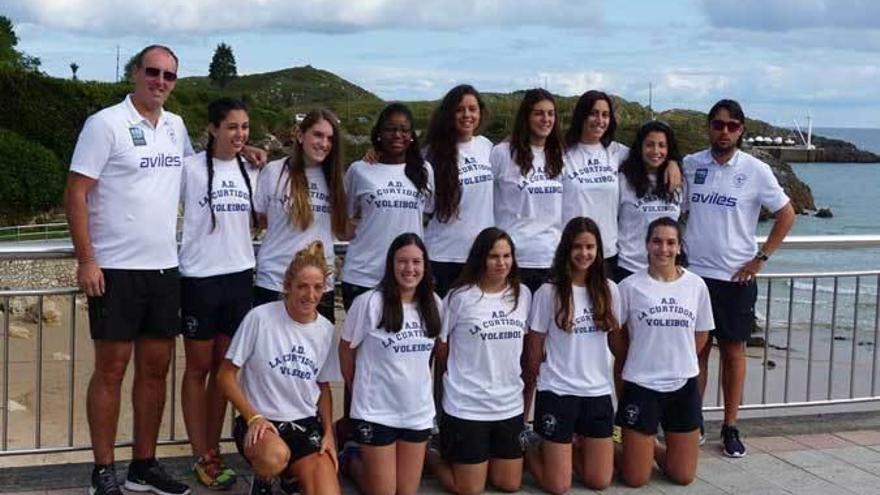 Las jugadoras de La Curtidora en los primeros días de entrenamiento.