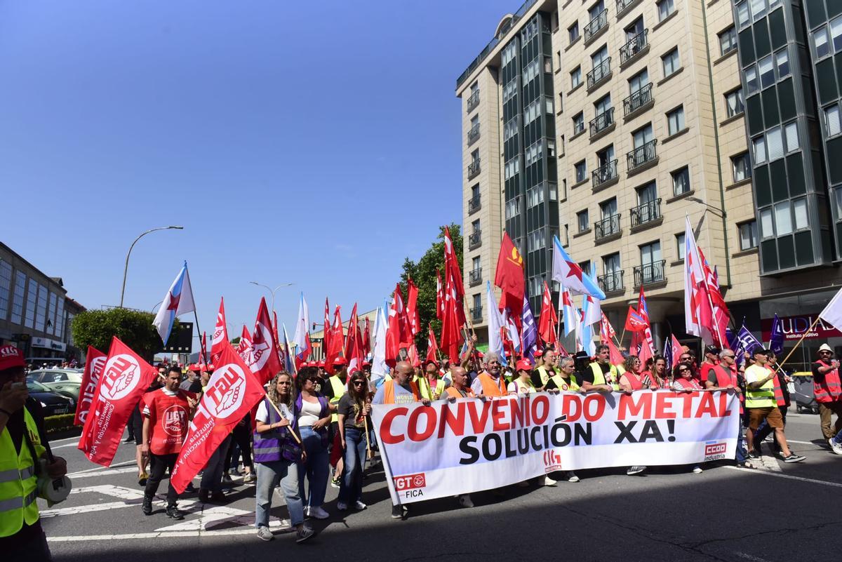 Los trabajadores vuelven a salir a la calle un día antes de la reunión entre la patronal y los representantes de los trabajadores para intentar desbloquear la negociación del convenio provincial.