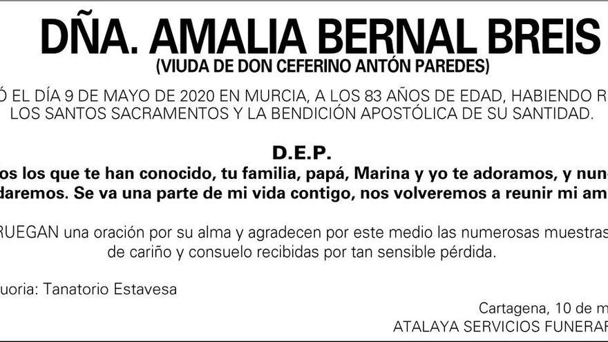 Dª Amalia Bernal Breis