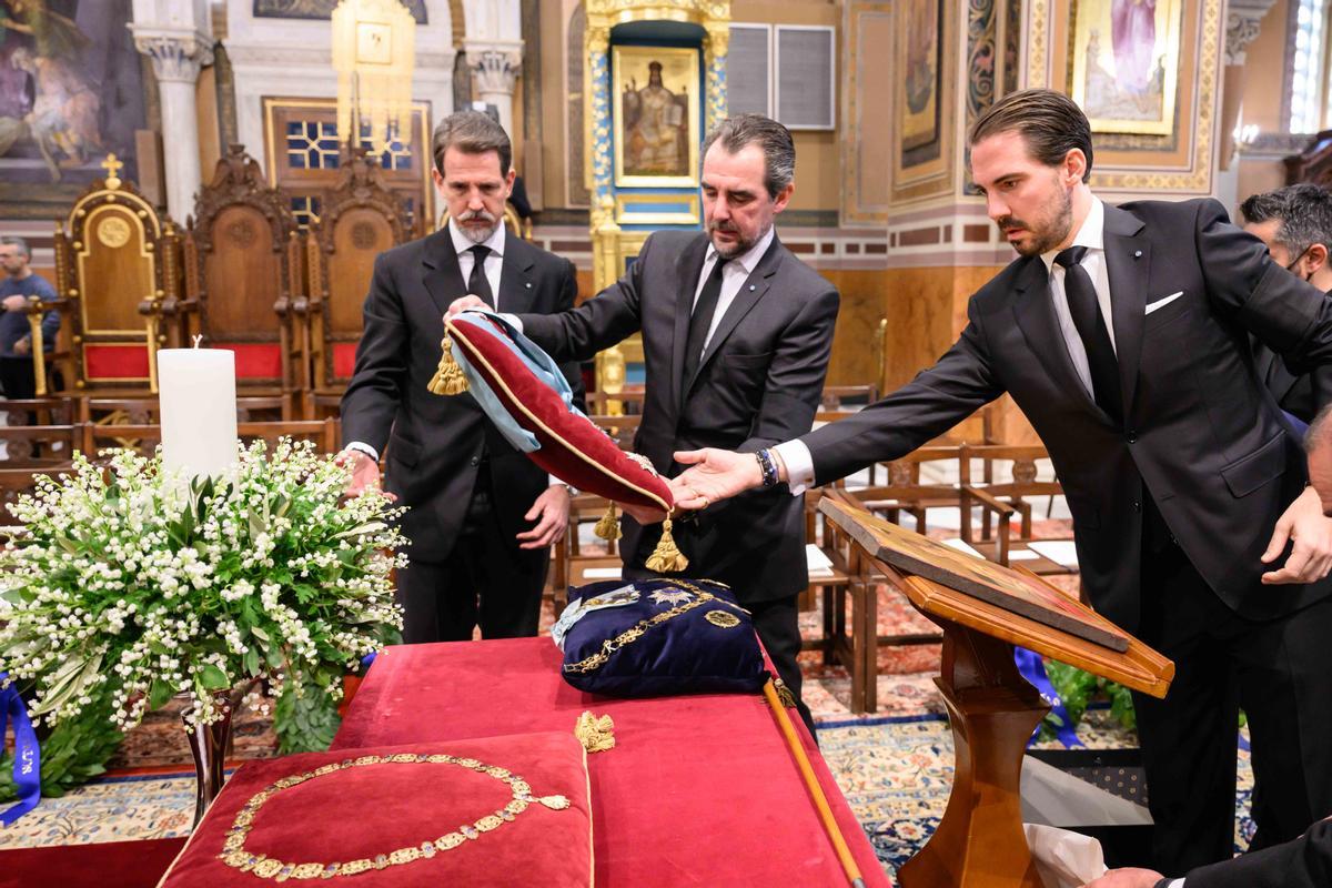 Funeral del rey Constantino de Grecia en Atenas