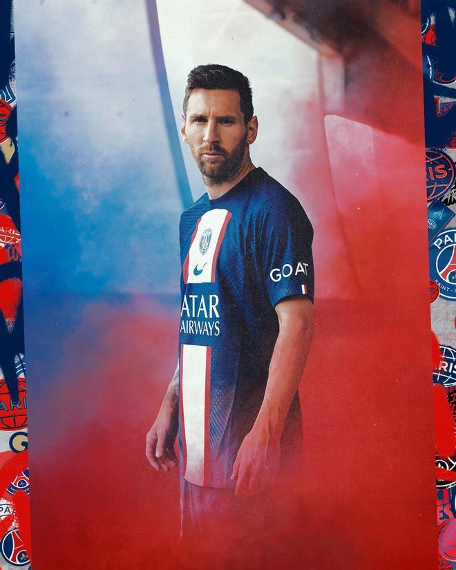 Así luce la nueva camiseta del PSG para la temporada 2022/23