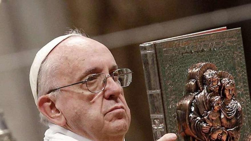 El papa Francisco, ayer en Roma.