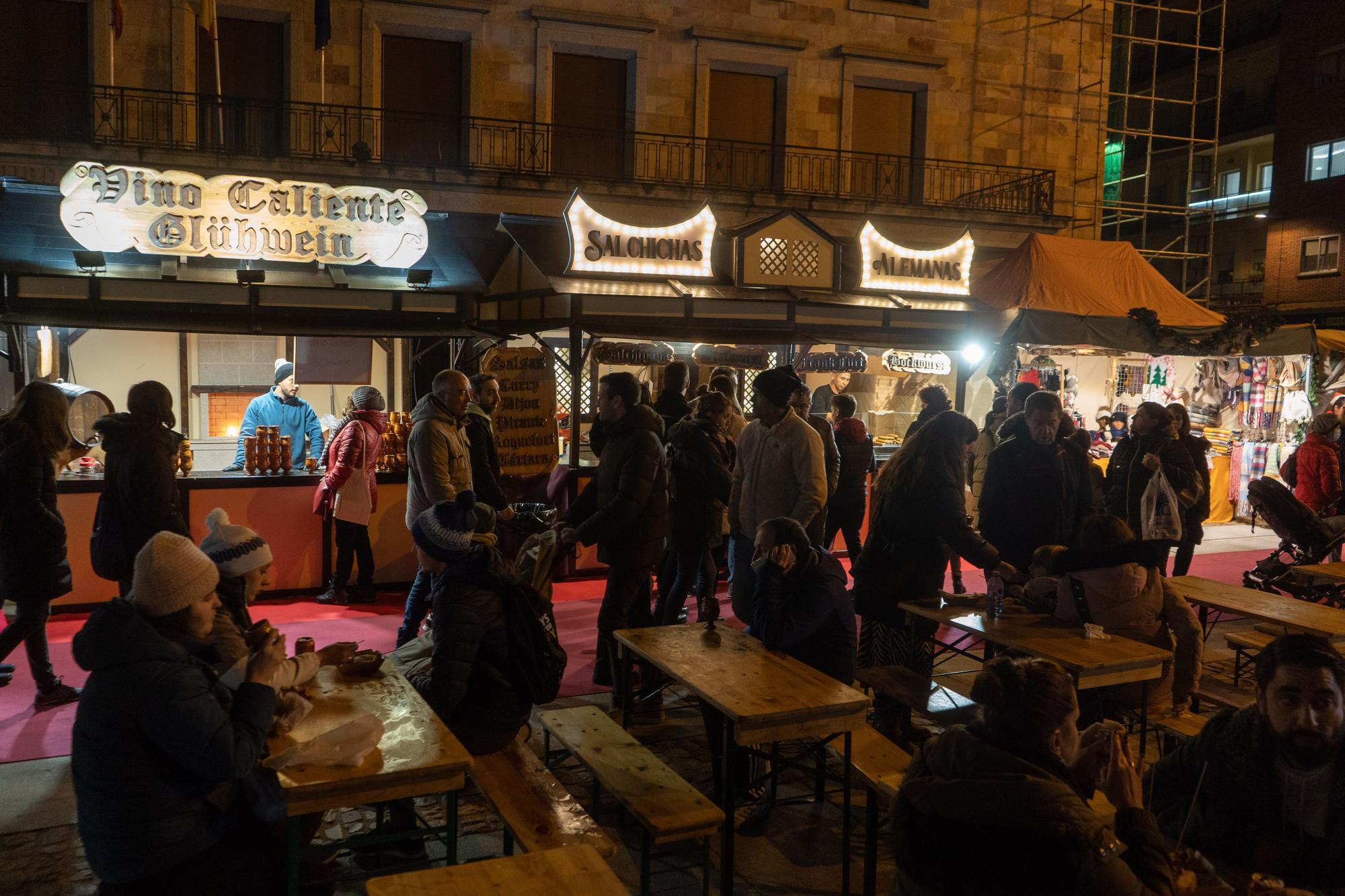 El mercado de Navidad de Zamora, en imágenes
