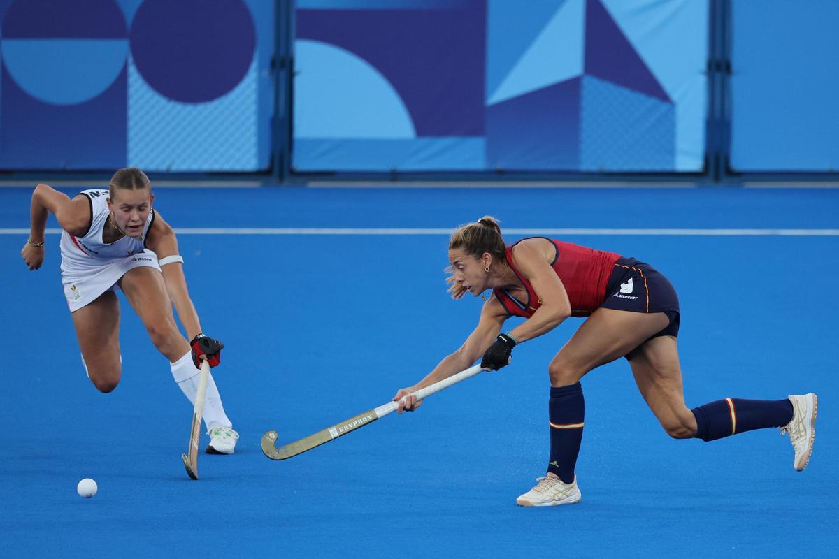 Hockey sobre hierba femenino: Bélgica - España,