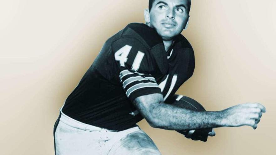 Brian Piccolo, en un partido con los Chicago Bears.