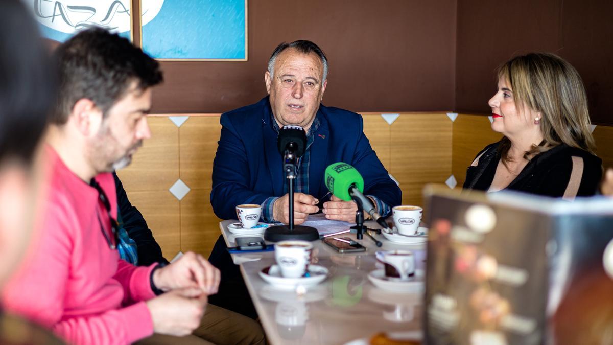 Pedro Alemany este lunes en La Vila Joiosa.