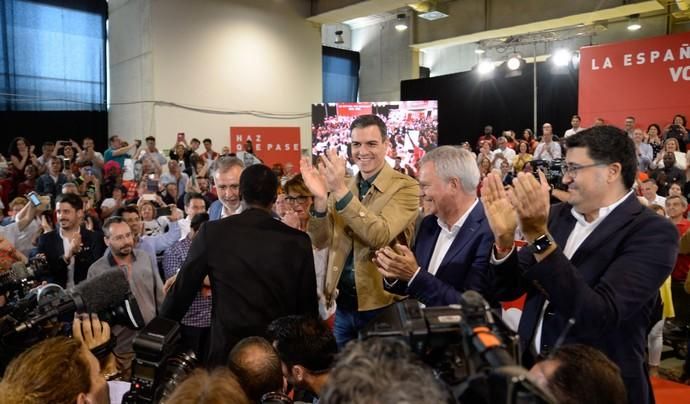 Las Palmas de Gran Canaria. Mitin de Pedro Sánchez  | 14/04/2019 | Fotógrafo: José Carlos Guerra