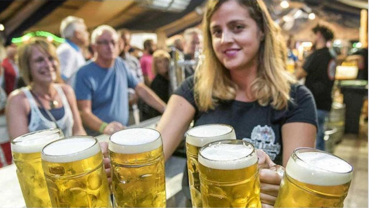 Una imagen de una edición anterior de la OktoberFest de Torremolinos.